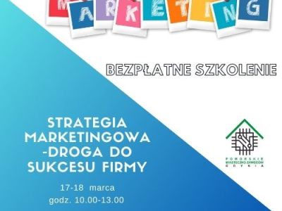 Bezpłatne szkolenie: Strategia marketingowa - droga do sukcesu firmy