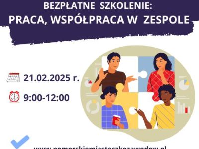 Szkolenie: Praca, współpraca w zespole