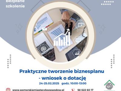 Praktyczne tworzenie biznesplanu-wniosek o dotację