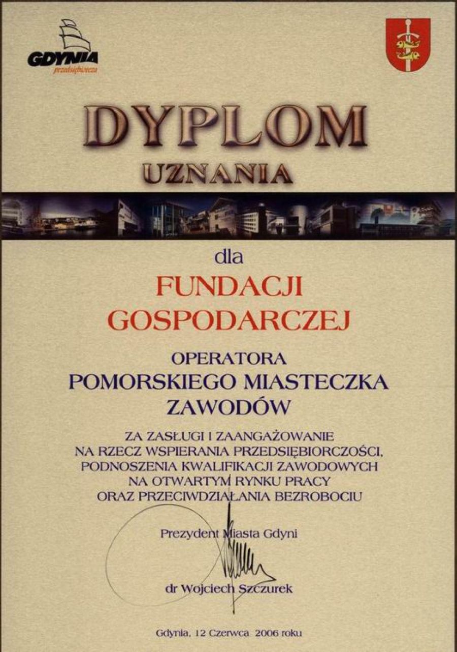 Dyplom uznania